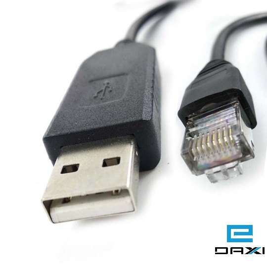 გადამყვანი, USB to RJ45 ADX-U45, Cable 8P8C, 1.8m (საკასოს კაბელი)