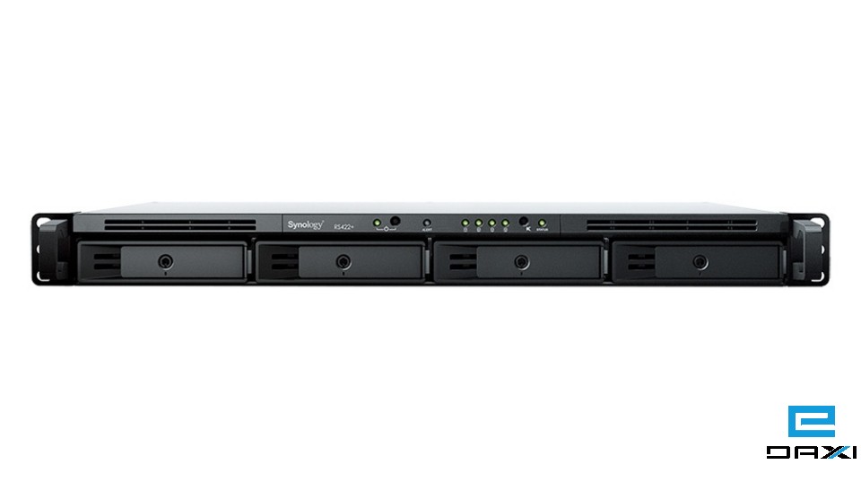 NAS სერვერი Synology RS422+, 1U, 4 Hard Drive,