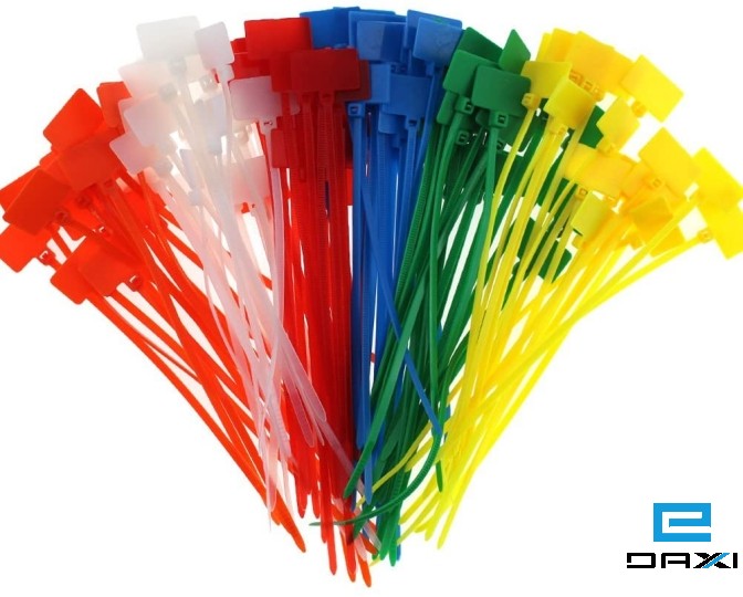 ფერადი ხამუთი სანიშნით, Cable Marker, 27x23 12mm