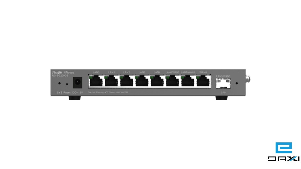 როუტერი 8 Port, Reyee RG-EG209GS, Cloud, 8x Gigabit, 1x SFP Uplink