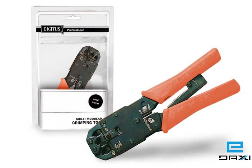 ხელსაწყო, DN-94004, DIGITUS Multi Modular Crimping Tool, full metal