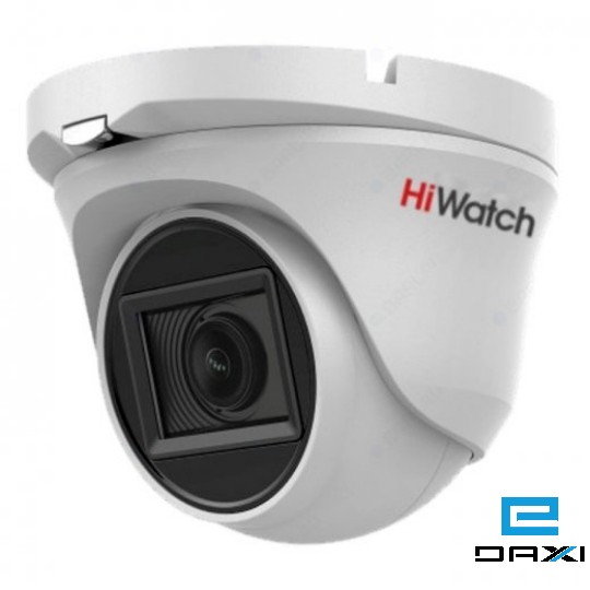 ანალოგური სამეთვალყურეო კამერა, 5MP , 2.8mm, Hiwatch DS-T503(C), HDTVI Turret,Fix, IR30m, Indoor