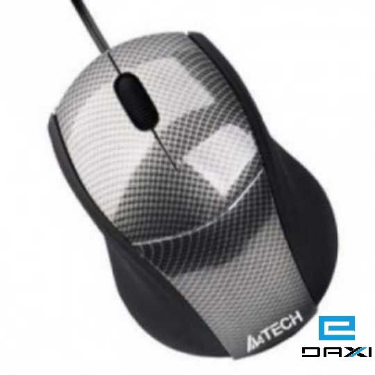 თაგვი, N-100 A4Tech Mouse, V-Track Padless USB (Monotone Carbon)