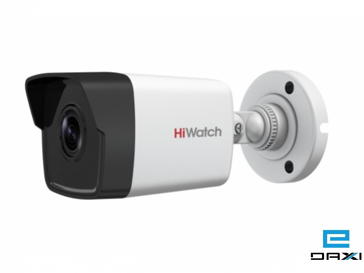 ქსელური სამეთვალყურეო კამერა 4MP 2.8mm, Hiwatch DS-I450©, IP, Bullet, Fix, IP67, IR 30m