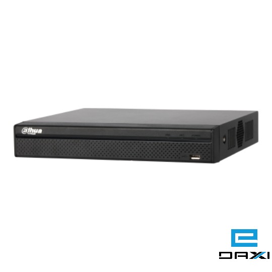 ქსელური ვიდეო ჩამწერი NVR 4CH POE, Dahua 4CH NVR2104HS-P-4KS2, Lite, 1 SATA, 50W