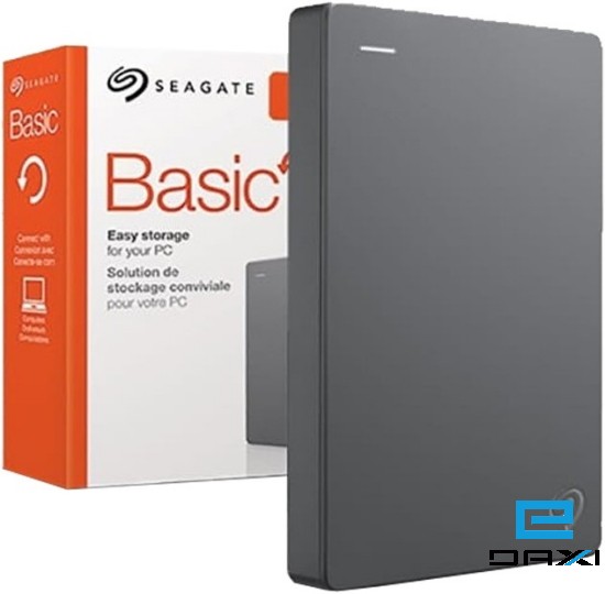 მყარი დისკი, USB HDD 4TB, SEAGATE STJL4000400, External HDD 2TB BLACK 2.5"