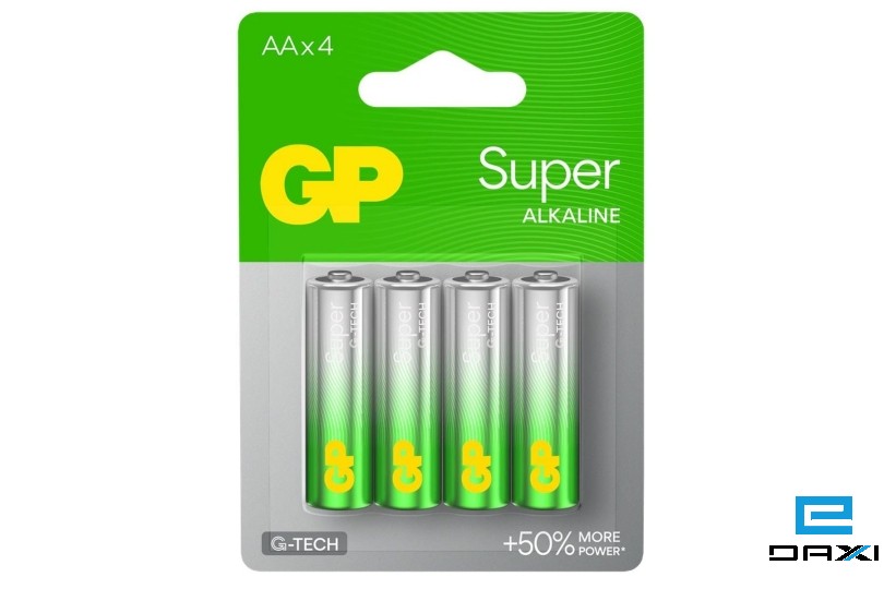 ელემენტი 1.5v (AAx4) GP GPPCA15AS597, 15A21-GSBC4 bat.Super ALKALINE