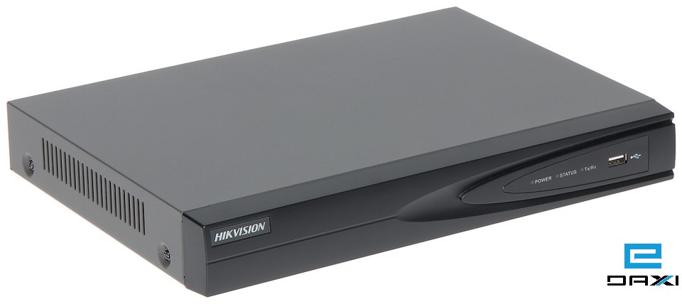ქსელური ვიდეო ჩამწერი NVR 4CH POE, Hikvision DS-7604NI-K1/4P (C) 1 SATA, 50W