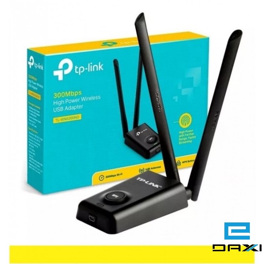 რადიო ქსელი TL-WN8200ND, Tp-Link, 300Mbps High Power Wireless USB Adapter