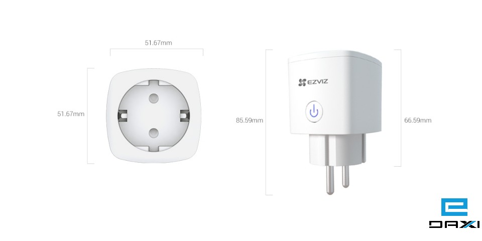 ჭკვიანი დენის ჩამრთველი (Smart Plug) Ezviz CS-T30-10A-EU