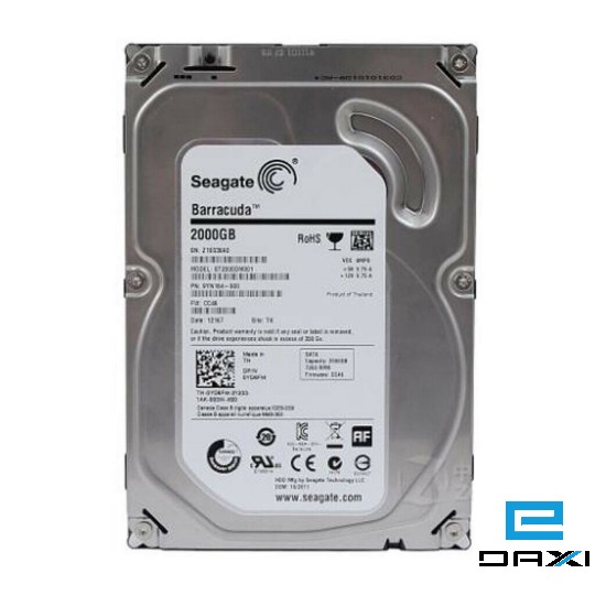 მყარი დისკი HDD 2TB, Seagate Barracuda ST2000DM001, SATAII, 3.5, 7200rpm
