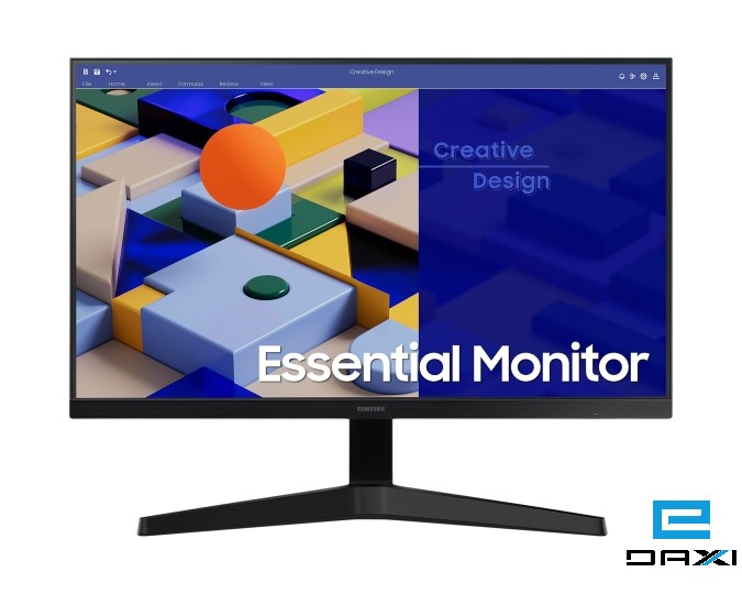 მონიტორი 27" Samsung LS27C310EAIXCI (1920 x 1080) FHD LED IPS, 250 cd/m², 5ms 75Hz, 1000:1, HDMI, VGA, Black