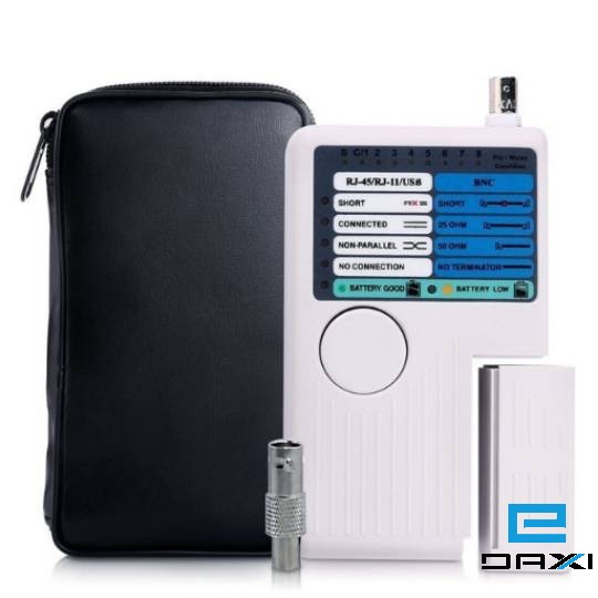 ქსელის ტესტერი KD-CT009 Tester RJ45/RJ12/RJ11/BNC/USB port