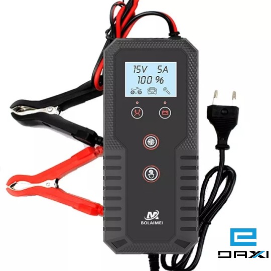 Battery Charger, BOLAIMEI BLM-B02, 6V 12V 15A Car Lead Acid Battery Charger For Car Battery Charger Electric Scooter