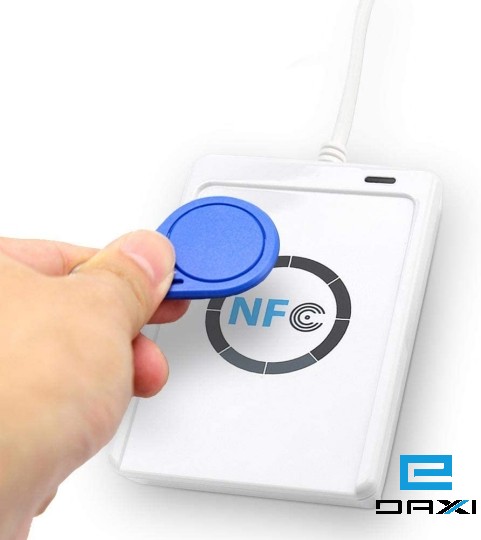 RFID ბარათის წამლითხველი/ჩამწერი, USB NFC Reader/Writer ACR122U-A9, 13.56MHz, USB