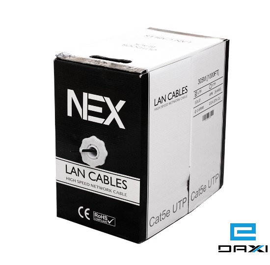 ქსელის კაბელი, Cat5e UTP 20% სპილენძი Nex, (გარე გამოყენების)