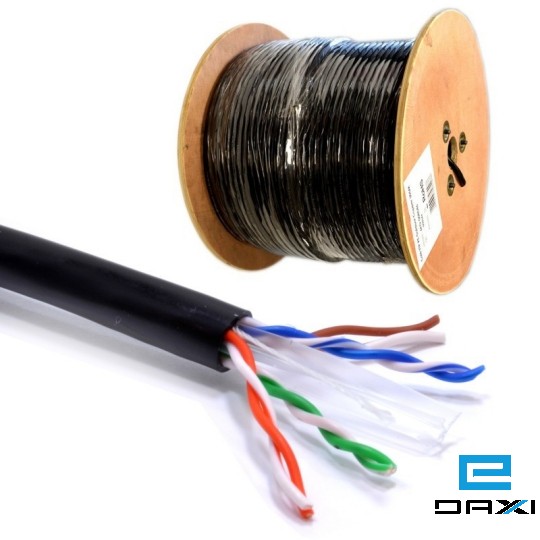 ქსელის კაბელი, CAT5E FTP 25 AWG, HUNKA KABLO 100% სპილენძით Outdoor (305m)