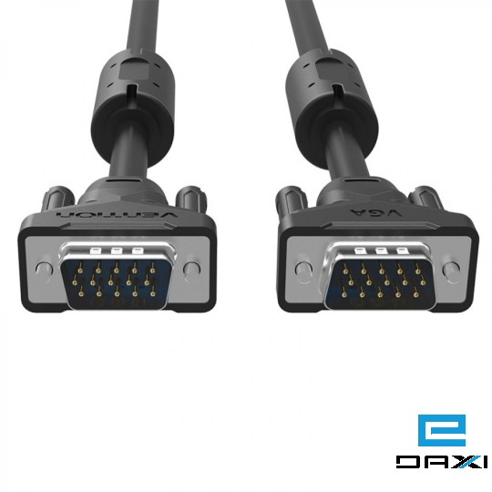 VGA Cable, 20M Black, VAG-B04-B2000, VENTION VGA(3+6) Male to Male