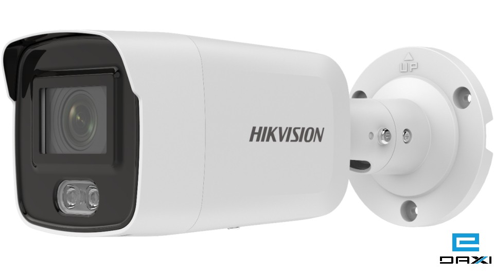 ქსელური სამეთვალყურეო კამერა, 4MP 2.8mm, Hikvision DS-2CD2047G2-L(C) IP, IP67 Bullet, Fix, WL40m, ColorVu