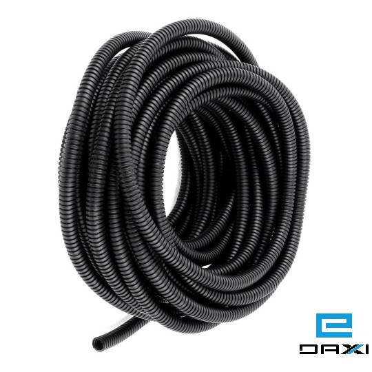 გოფრირებული მილი მავთულით 21 (შავი)