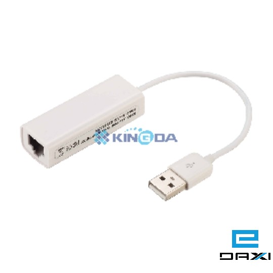 KDHUB5012, Kingda, USB 2.0 A plug to RJ45 Etherent Adaptor, USB LAN