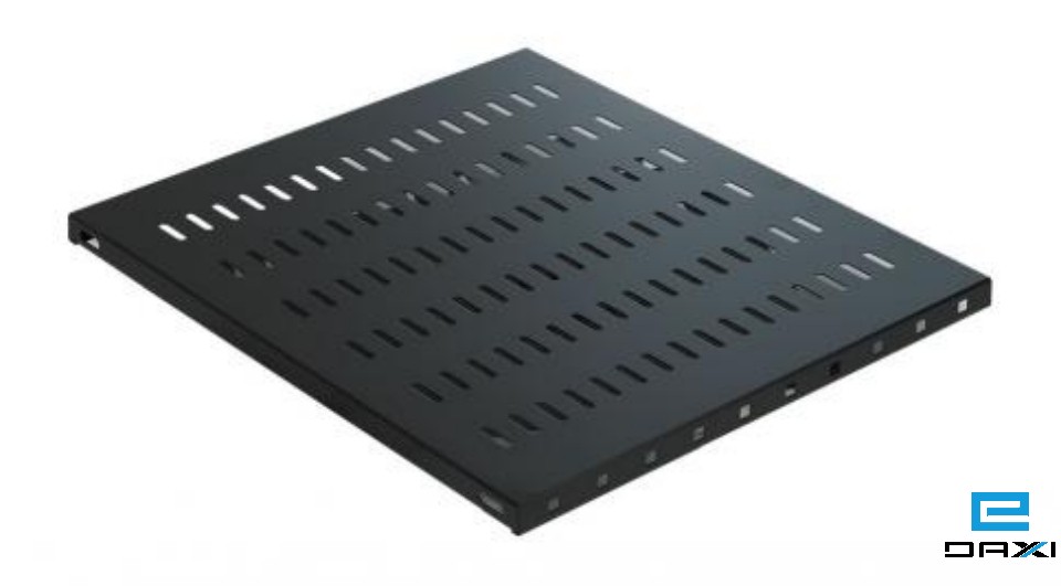 ფიქსირებული თარო საკომუნიკაციო კარადისთვის, 1U FIXED SHELF for 800mm for Rack, Black