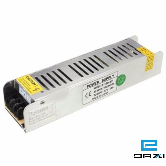 კვების ბლოკი 12V 10A, 220AC-12DC 120W, KLD-120B