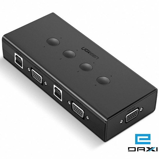 KVM Switch USB 4 Port CM154 UGREEN Box (50280)