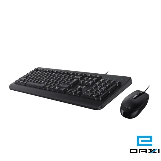 კლავიატურა და მაუსი USB, Genius KM-160, BLK, RU, Only Laser