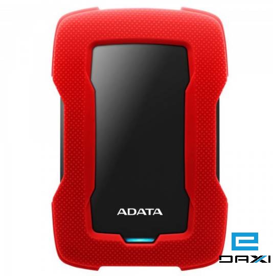 USB მყარი სიდკი, 1TB, A-DATA, AHD330-1TU31-CRD, HD330-1TBUSB 3.1-COLOR BOX + HANGERRED