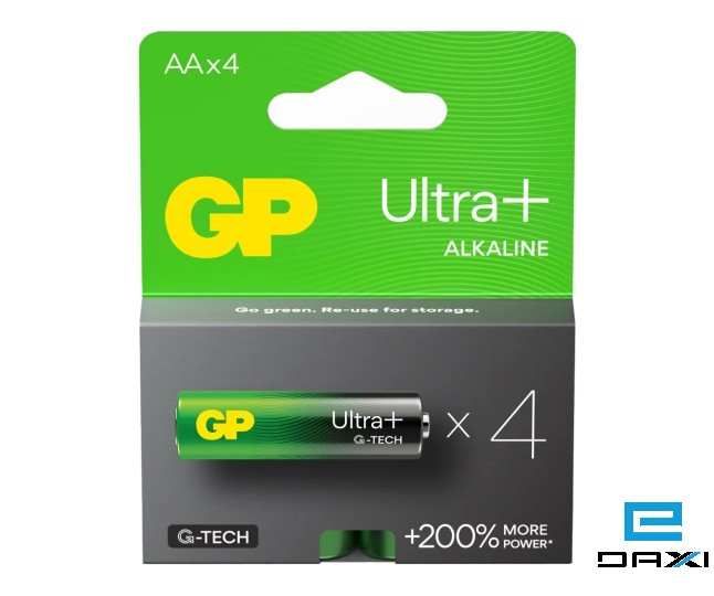 ელემენტი 1.5v (AAx4) GP Ultra+ Alkaline GP15AUP-2UE4 05756