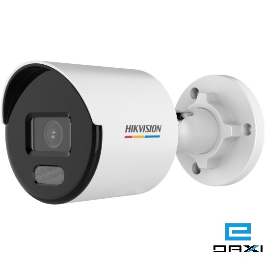ქსელური სამეთვალყურეო კამერა, 2MP IP 4mm, Hikvision DS-2CD1027G0-L (C), WL 30m, ColorVu Fixed Bullet Network Camera, Outdoor