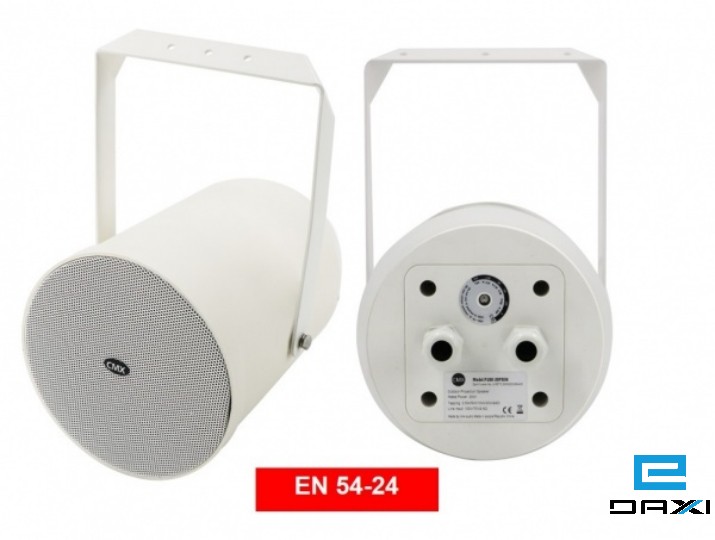 ზედაპირზე სამონტაჟო დინამიკი, 5/10/20W, PJSK-20PSEN, IP66, EN54-24