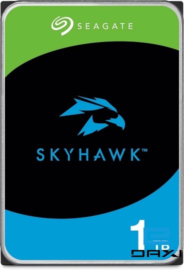 მყარი დისკი 1TB HDD, Seagate SkyHawk Surveillance ST1000VX013, 3.5''/1TB/SATA 6Gb/s/256mb, 2 years warranty