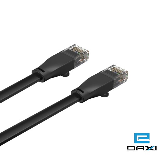 პაჩკორდი 10M RJ45 UTP Cat6 (8P8C) Male to RJ45 (8P8C) Male, UNITEK C1813GBK, Flat Cable (Black)
