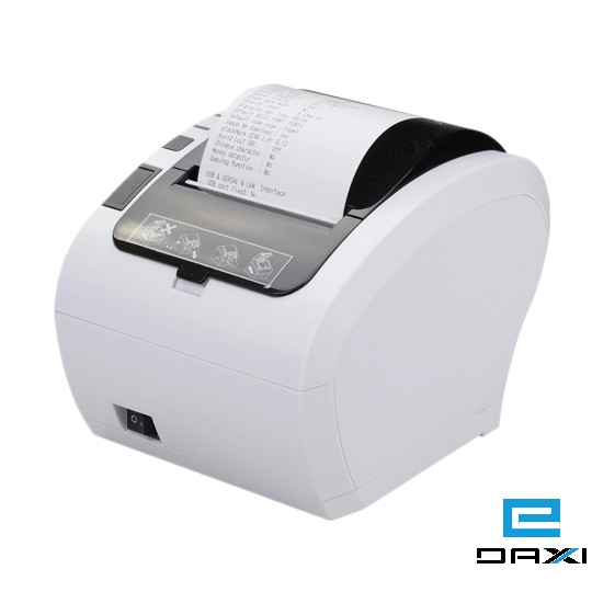 თერმული პრინტერი 80mm, YHDAA YHD-80C, USB, LAN, Thermal Printer whith auto cutter (White)