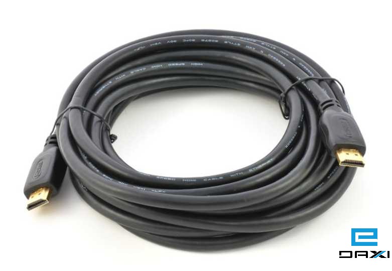 HDMI Cable 5M, 1.4V, 30AWG,Al+braiding shield, copper,gold plated, PVC, Plastic shell