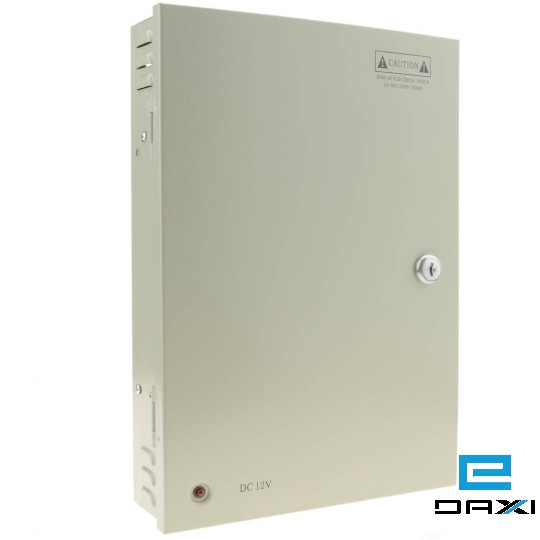 კვების ბლოკი გამანაწილებელი კოლოფით, Power Supply, 18CH, 12V, 30A