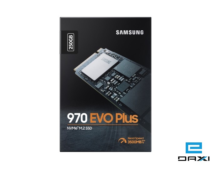 მყარი დისკი M.2 SSD 250GB, Samsung MZ-V7S250BW 970 EVO plus M.2 PCIe Gen 3.0 x 4, NVMe 1.3 up to 3,500/3,300 MB/s